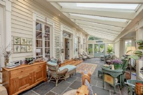 Outside Access to Koi Pond - Country homes for sale and luxury real estate including horse farms and property in the Caledon and King City areas near Toronto