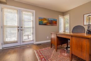Main floor office with walk-out - Country homes for sale and luxury real estate including horse farms and property in the Caledon and King City areas near Toronto