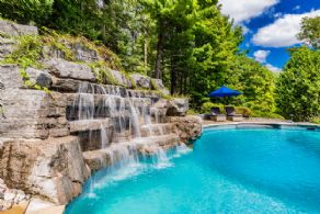 Waterfall - Country homes for sale and luxury real estate including horse farms and property in the Caledon and King City areas near Toronto