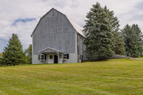 North side of bank barn - Country homes for sale and luxury real estate including horse farms and property in the Caledon and King City areas near Toronto