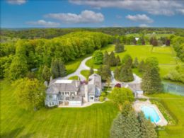 West Facing Facade - Country homes for sale and luxury real estate including horse farms and property in the Caledon and King City areas near Toronto